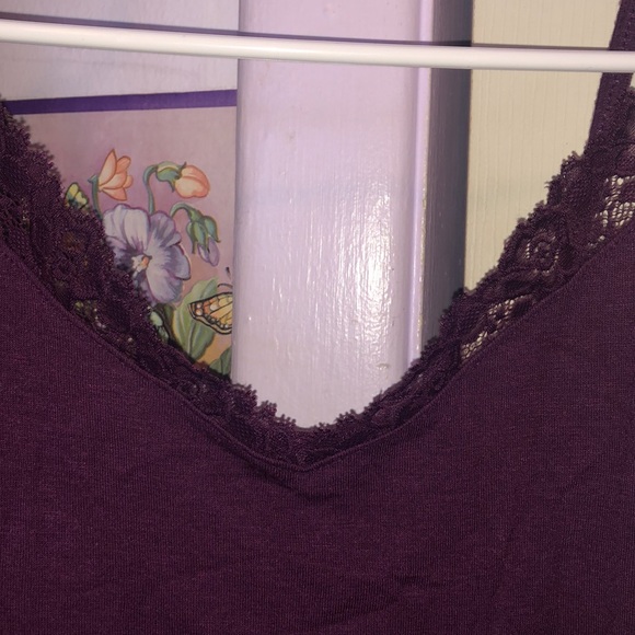 Mudd Lacey Purple Cami - Picture 2 of 10